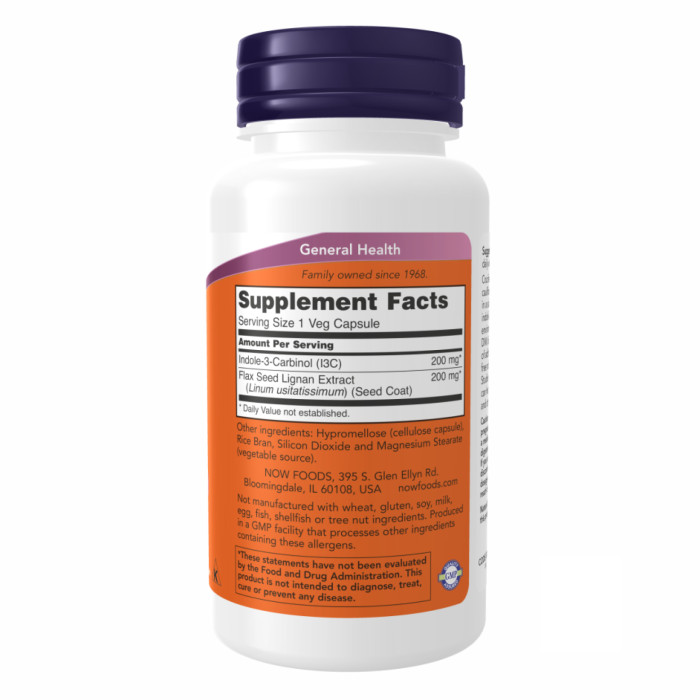 Indole-3-Carbinol (I3C) 200 mg - 60 vcaps — офіційна ціна та характеристики