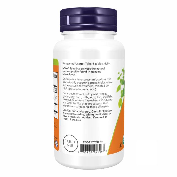 Spirulina 500 mg - 200 tabs — офіційна ціна та характеристики