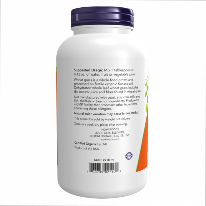 Wheat Grass Powder Organic - 9oz — офіційна ціна та характеристики