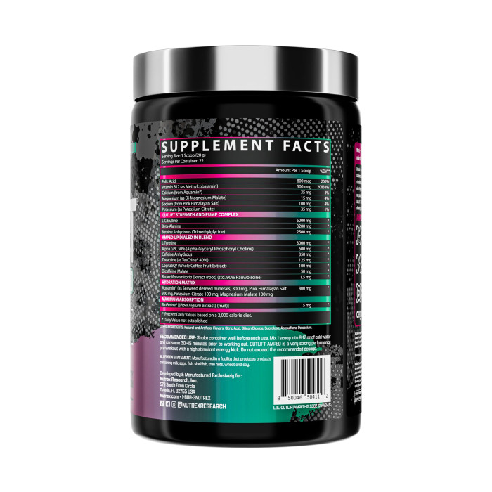 Outlift Amped - 440.3g Strawberry Watermelon — офіційна ціна та характеристики