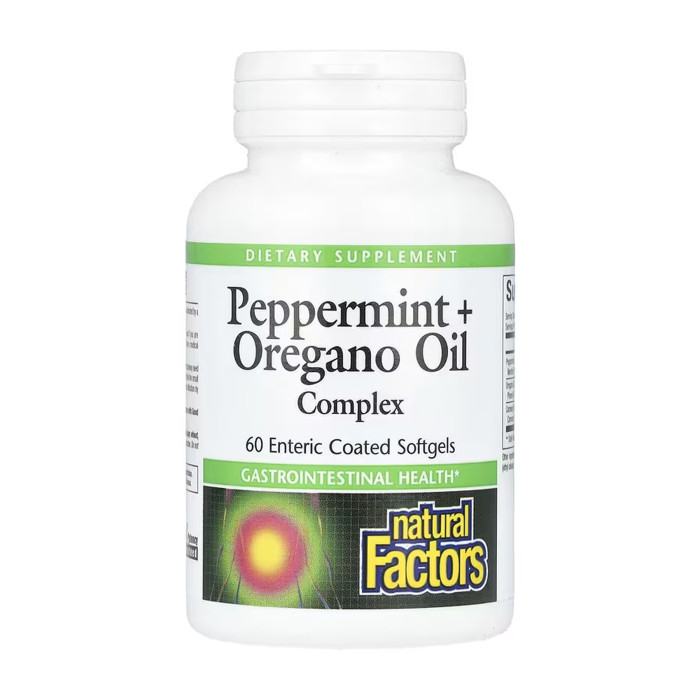 Peppermint+Oregano Oil Complex - 60 softgels — офіційна ціна та характеристики