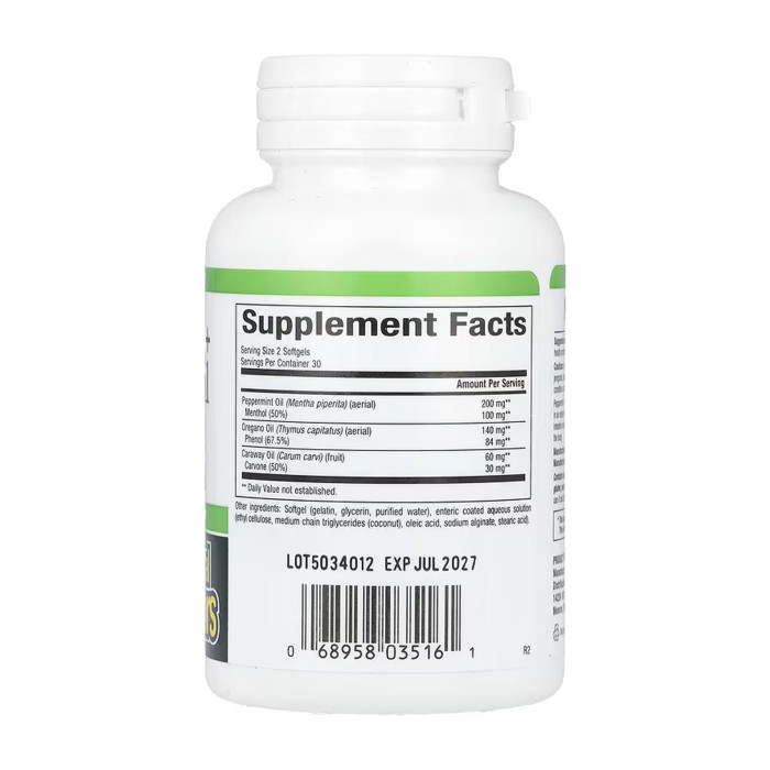 Peppermint+Oregano Oil Complex - 60 softgels — офіційна ціна та характеристики