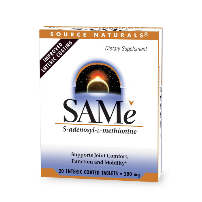 SAMe 200mg Enteric Coated - 20 tabs — офіційна ціна та характеристики