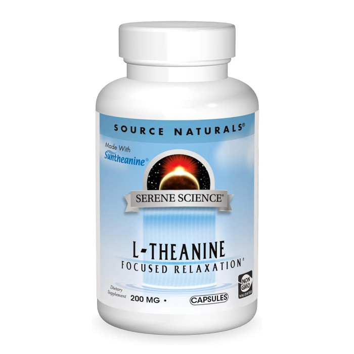 Serene Science® L-Theanine 200 mg - 30 tabs — офіційна ціна та характеристики