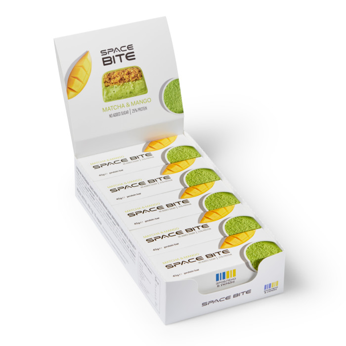 Space Bite - 10x45g Matcha Mango — офіційна ціна та характеристики