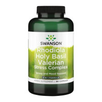 Rhodiola Holy Basil Valerian stress Complex - 180caps