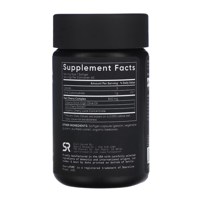 Tart Cherry 800mg - 60 softgels — офіційна ціна та характеристики