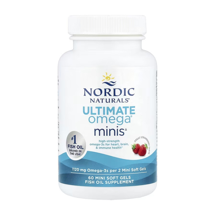 Ultimate Omega 2X Minis - 60 mini softgels — офіційна ціна та характеристики