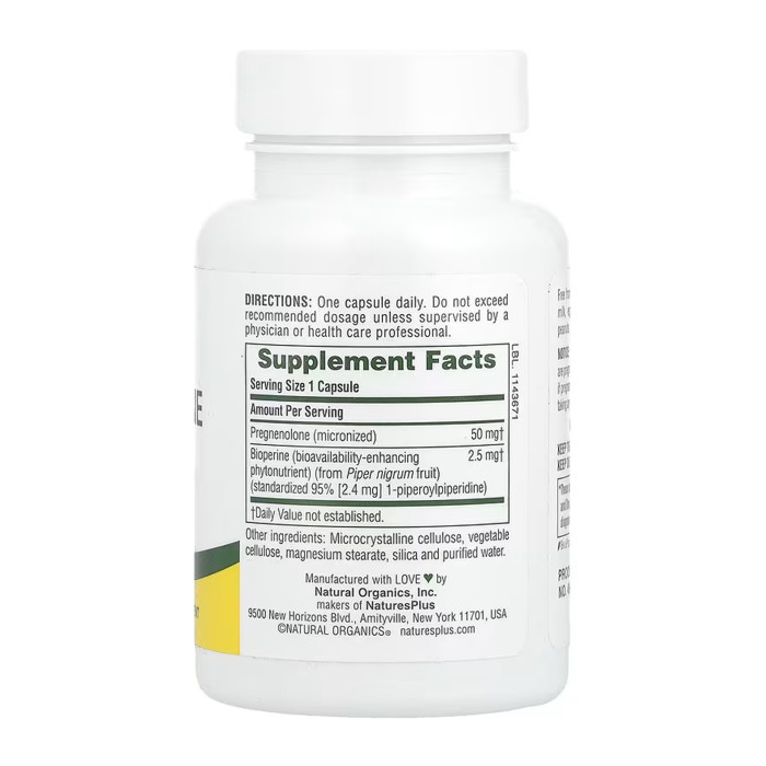 Ultra Pregnenolone with Bioperine - 60 caps — офіційна ціна та характеристики