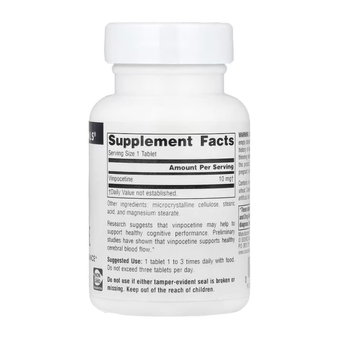 Vinpocetine 10mg - 120 tabs — офіційна ціна та характеристики