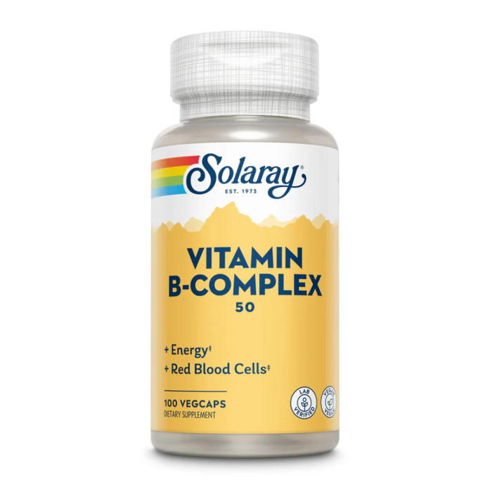 Vitamin B-Complex 50 50mg - 100 vcaps — офіційна ціна та характеристики