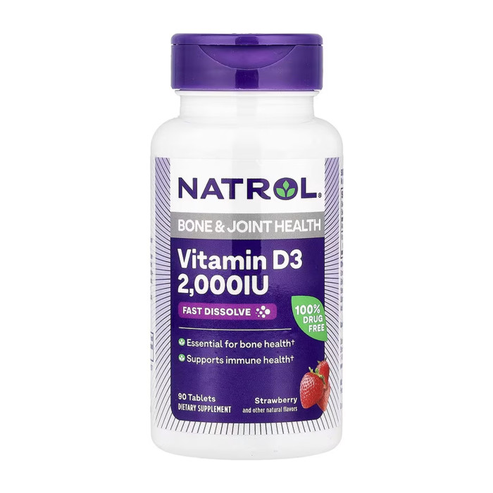 Vitamin D3 2,000 IU Fast Dissolve - 90 tabs — офіційна ціна та характеристики