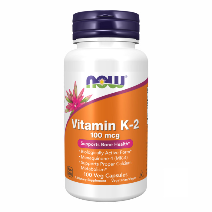 Vitamin K-2 100mcg - 100 vcaps — офіційна ціна та характеристики