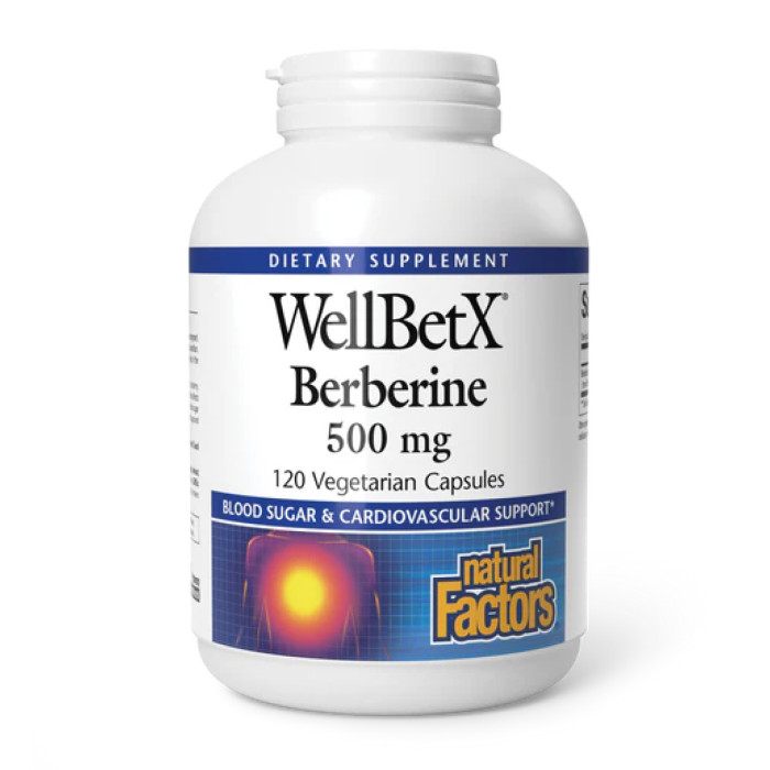 WellBetX Berberine 500mg - 120 vcaps — офіційна ціна та характеристики