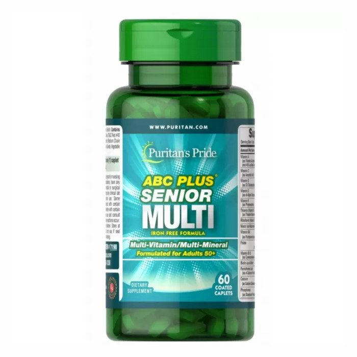 ABC Plus® Senior Multivitamin Multi-Mineral Formula - 60 Caplets