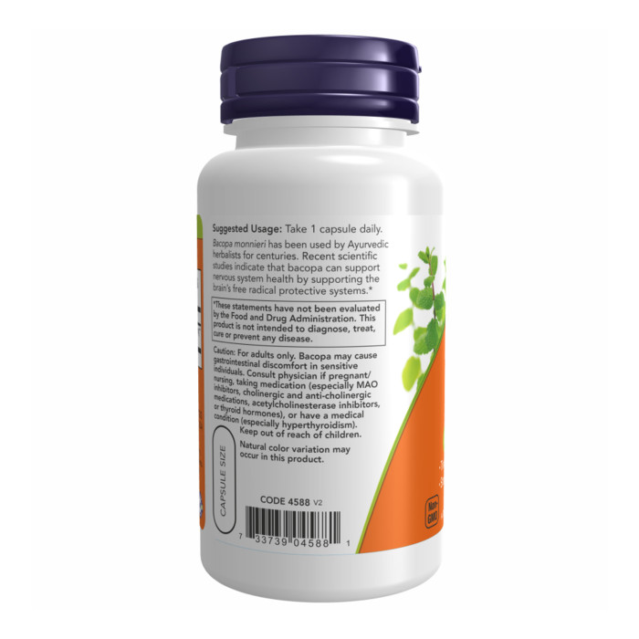 Bacopa Extract 450 mg - 90 vcaps — офіційна ціна та характеристики