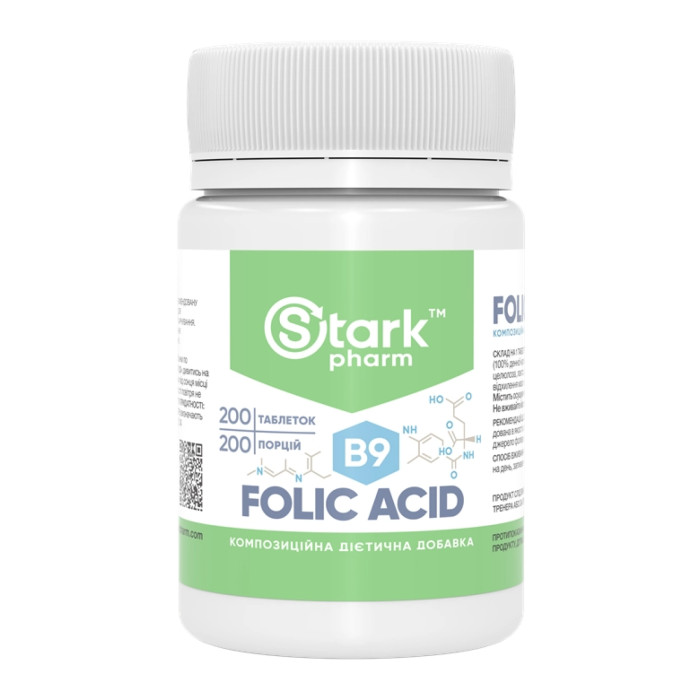 Stark Folic Acid - 200tab — офіційна ціна та характеристики