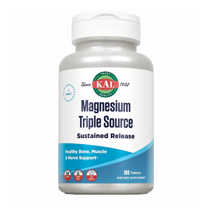 Magnesium Sustained Release Triple Source 500mg - 100 tabs — офіційна ціна та характеристики