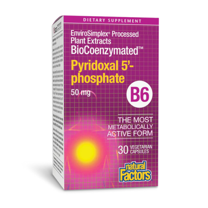 BioCoenzymated Pyridoxal 5'-phosphate 50mg - 30 vcaps — офіційна ціна та характеристики