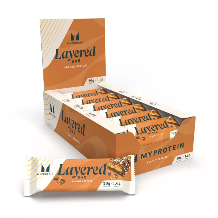 Layered Bar - 12x60g Chocolate Peanut Pretzel — офіційна ціна та характеристики