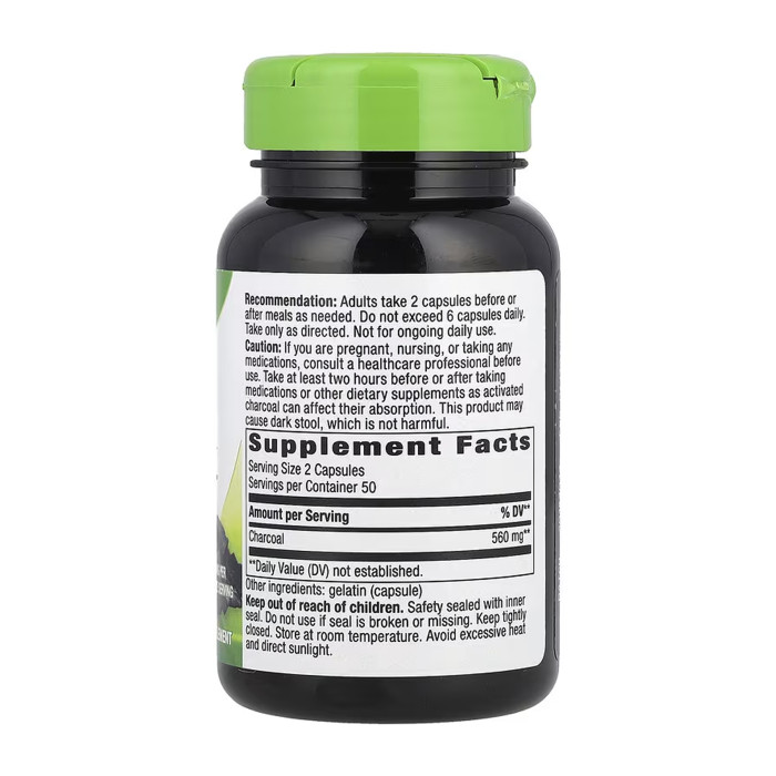 Activated Charcoal - 100 caps — офіційна ціна та характеристики