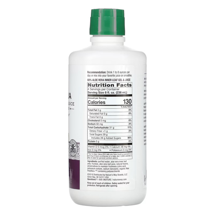 Aloe Vera Gel & Juice (Berry) - 1000 ml — офіційна ціна та характеристики