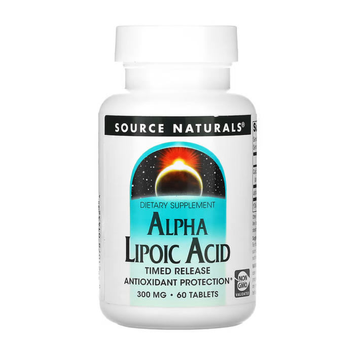 Alpha Lipoic Acid 300mg - 60 tabs — офіційна ціна та характеристики