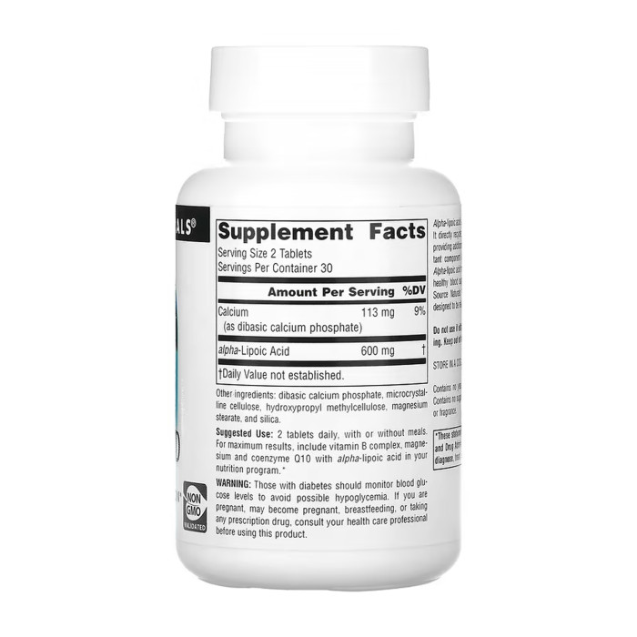 Alpha Lipoic Acid 300mg - 60 tabs — офіційна ціна та характеристики