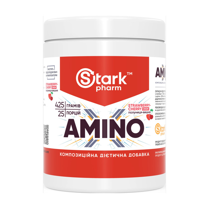Amino-X - 425g Strawberry Cherry — офіційна ціна та характеристики