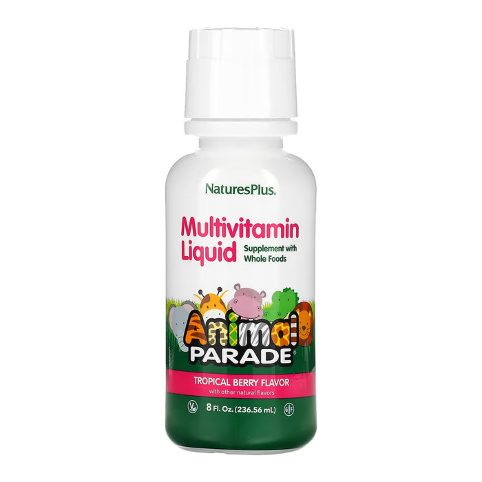 Children’s Multivitamin Liquid  - 236.56 ml Tropical Berry — офіційна ціна та характеристики
