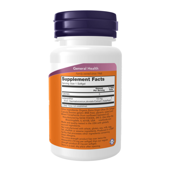 Astaxanthin Extra Strength 10mg - 30 softgels