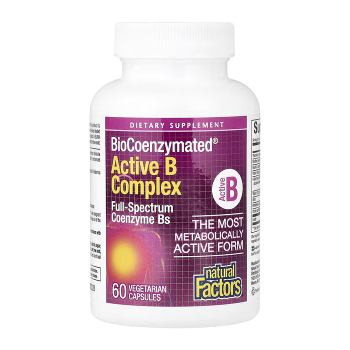 BioCoenzymated Active B Complex - 60 caps — офіційна ціна та характеристики