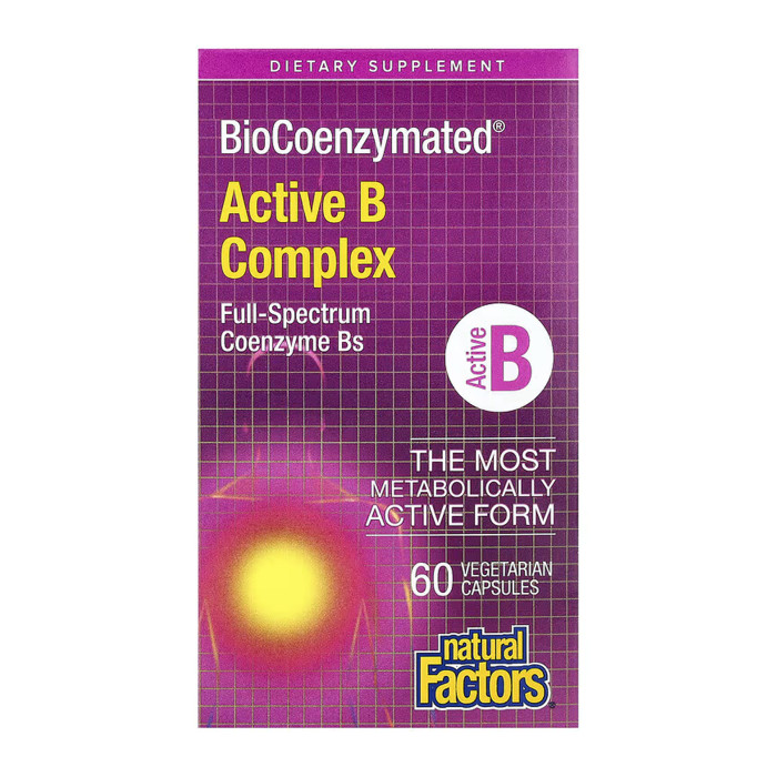 BioCoenzymated Active B Complex - 60 caps — офіційна ціна та характеристики