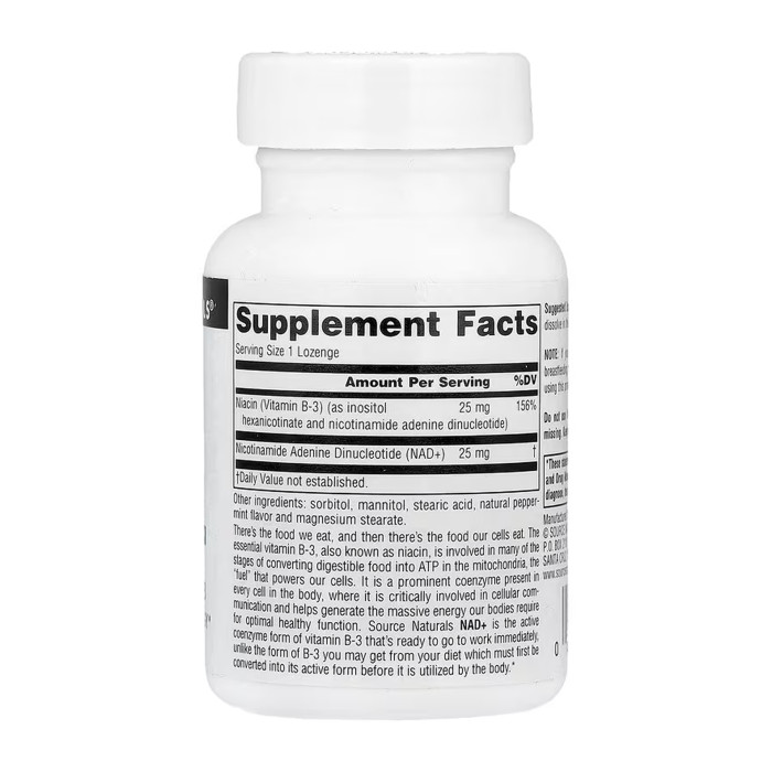 Coenzymated™ B-3 25 mg Peppermint - 60 lozenges — офіційна ціна та характеристики