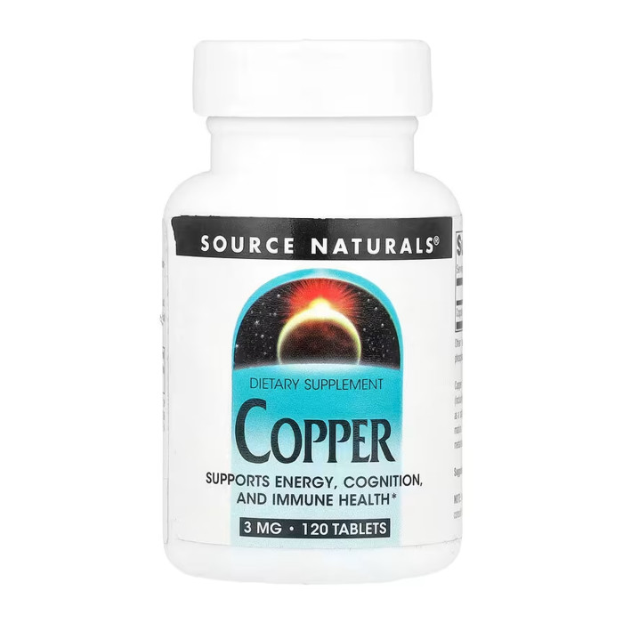Copper 3mg - 120 caps — офіційна ціна та характеристики