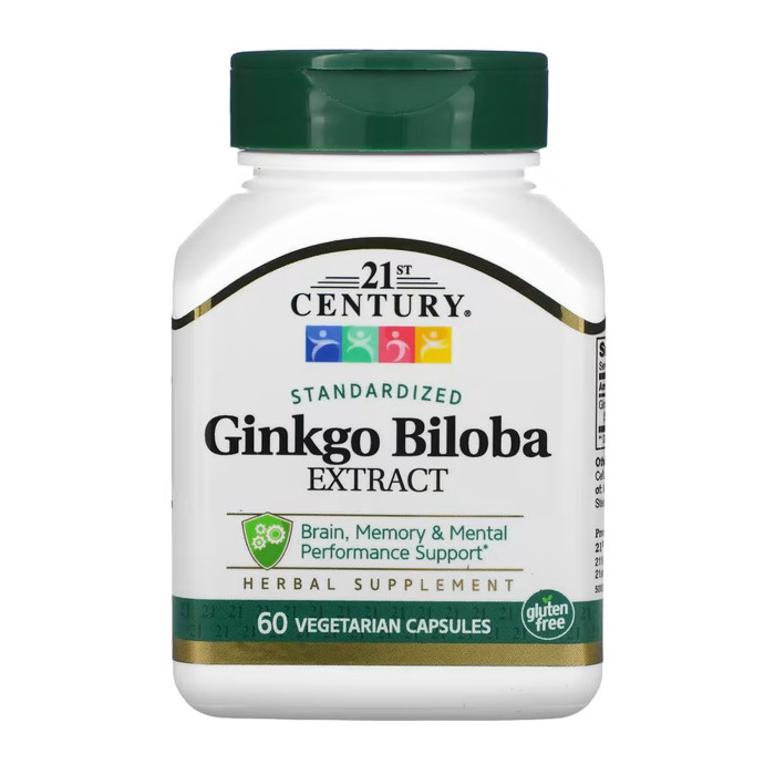 Ginkgo Biloba Extract - 60 vcaps — офіційна ціна та характеристики