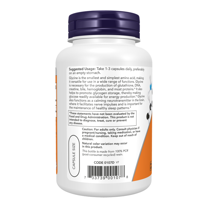 Glycine 1000 mg - 250 vcaps — офіційна ціна та характеристики