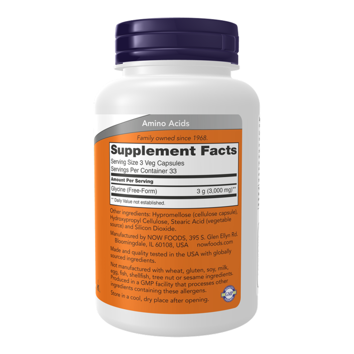 Glycine 1000 mg - 250 vcaps — офіційна ціна та характеристики