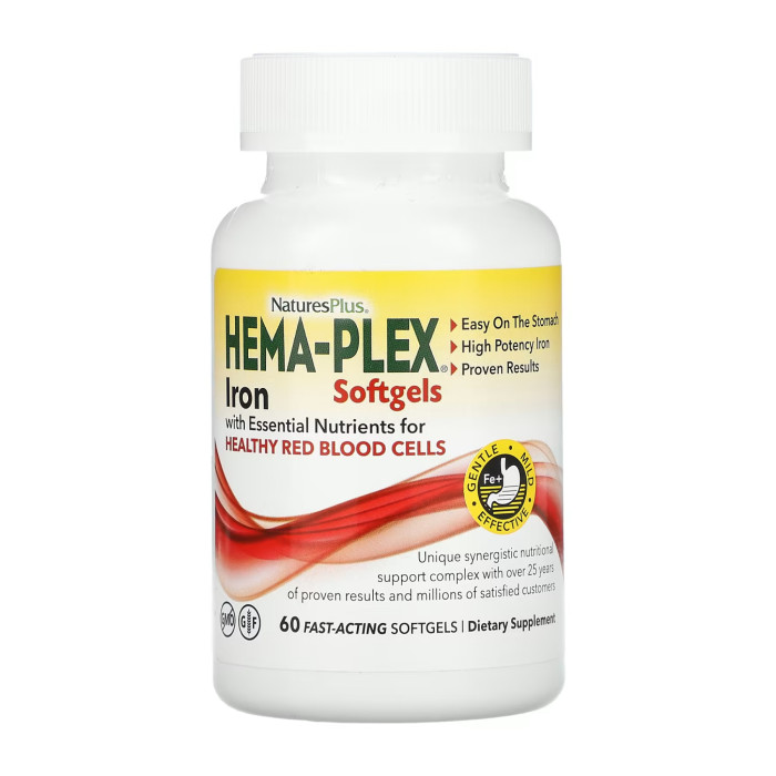 Hema-Plex - 60 softgels — офіційна ціна та характеристики