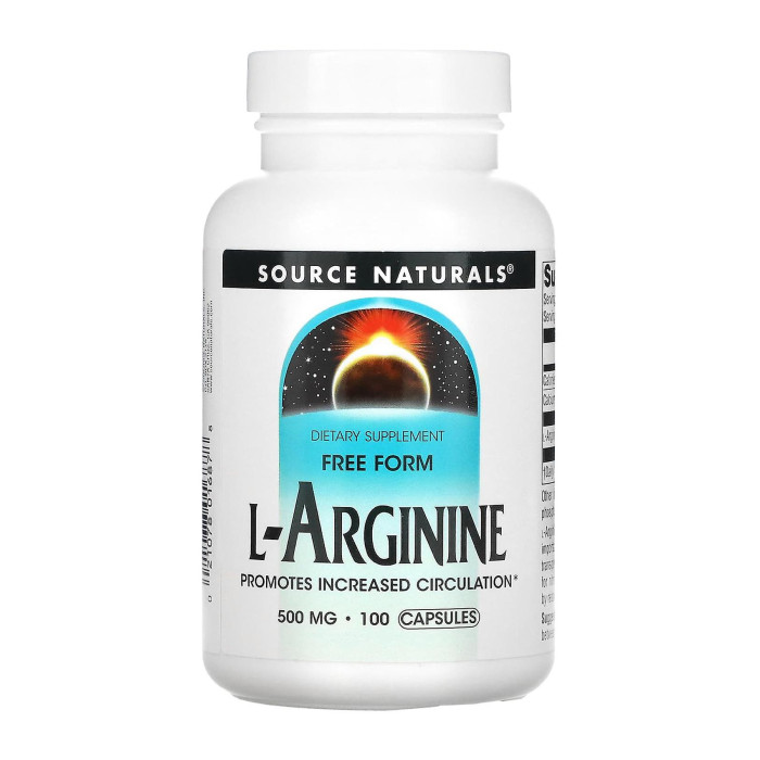 L-Arginine 500 mg - 100 tabs — офіційна ціна та характеристики