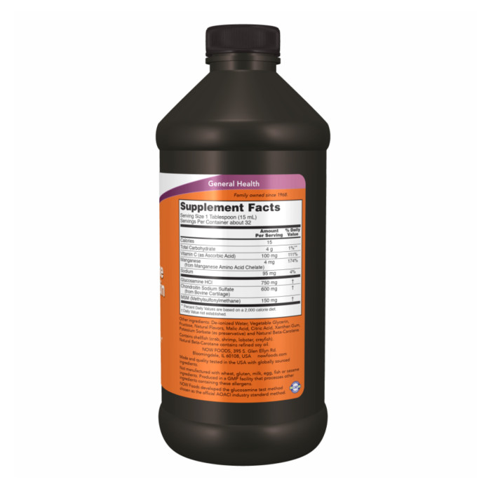 Liguid Glucosamine Chondroitin with MSM - 473ml — офіційна ціна та характеристики