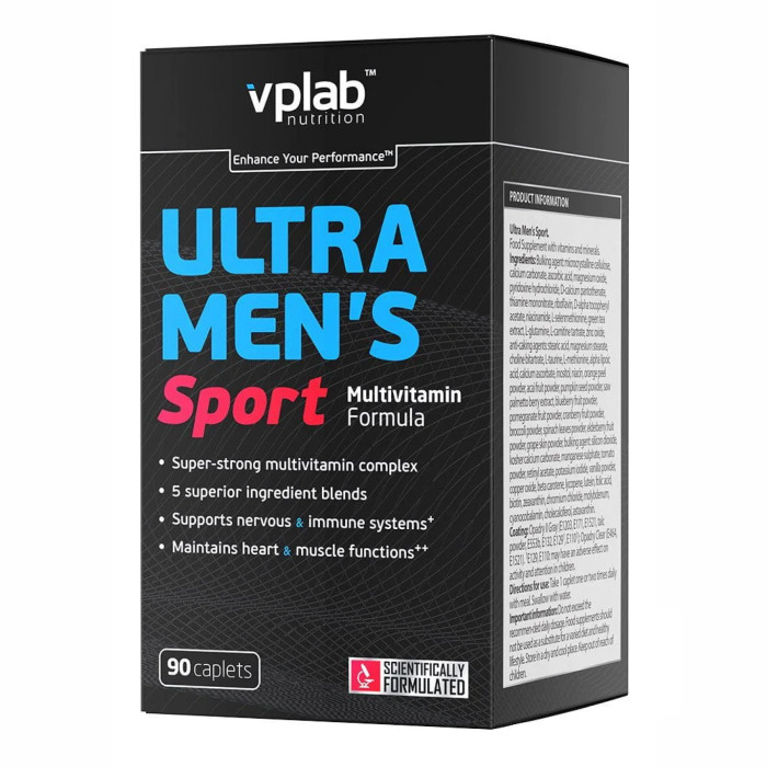 Multivitamin Ultra Men's Sport - 90 caps (Пошкоджена банка)