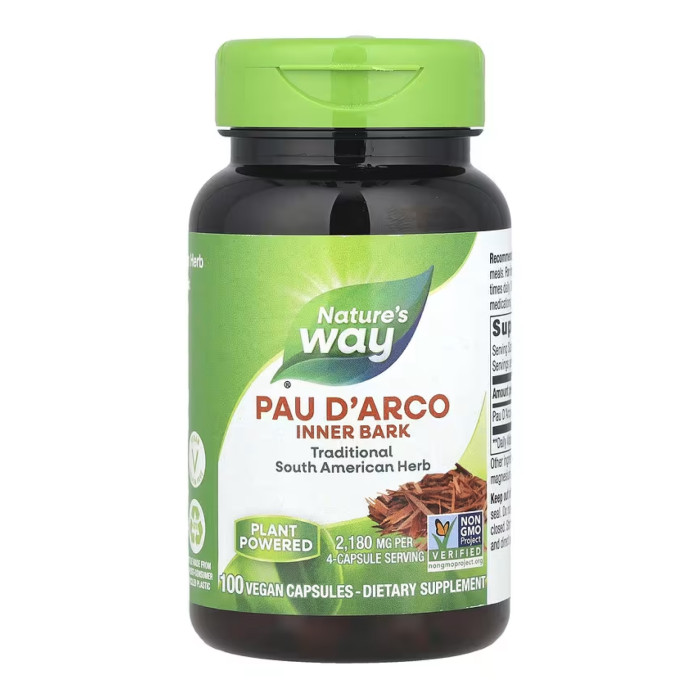 Pau D'Arco Inner Bark - 100 vcaps — офіційна ціна та характеристики