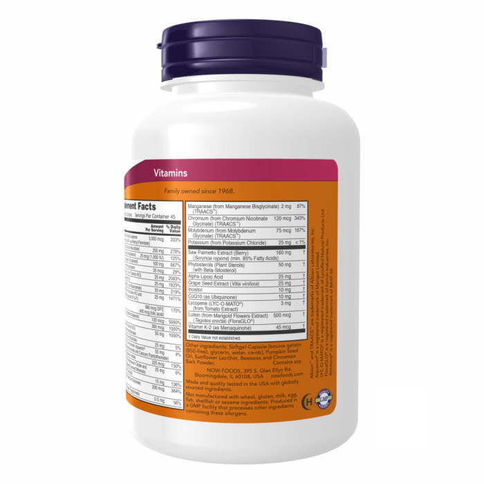 Adam Men's Multi - 180 Softgels — офіційна ціна та характеристики