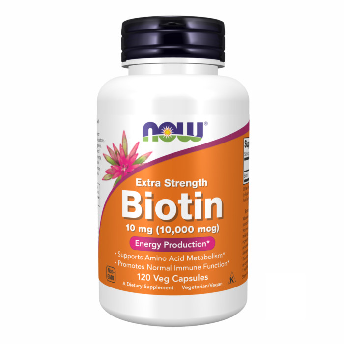 BIOTIN 10mg (10,000mcg) - 120 vcaps — офіційна ціна та характеристики
