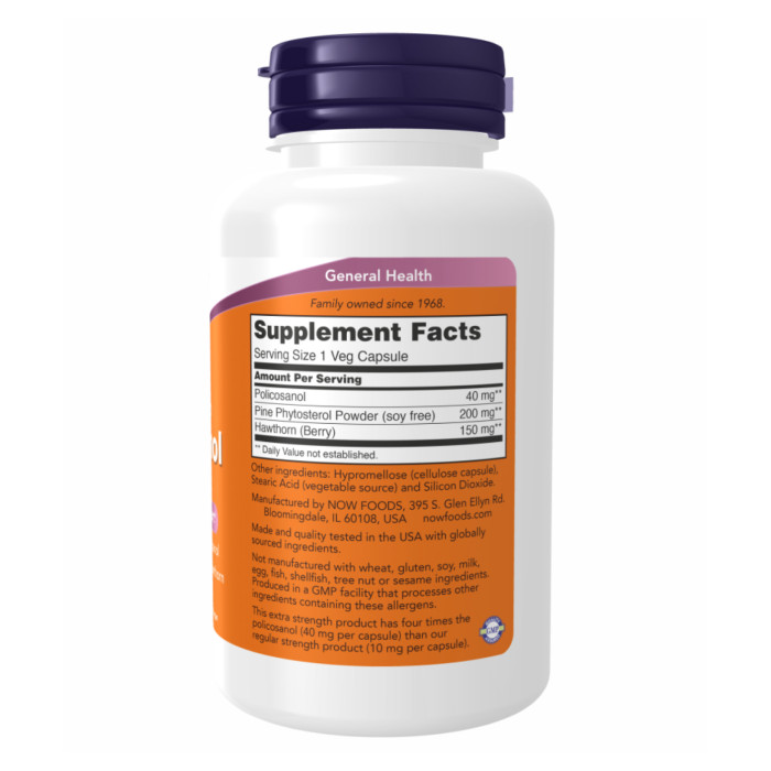 Policosanol 40mg Plus - 90 vcaps — офіційна ціна та характеристики