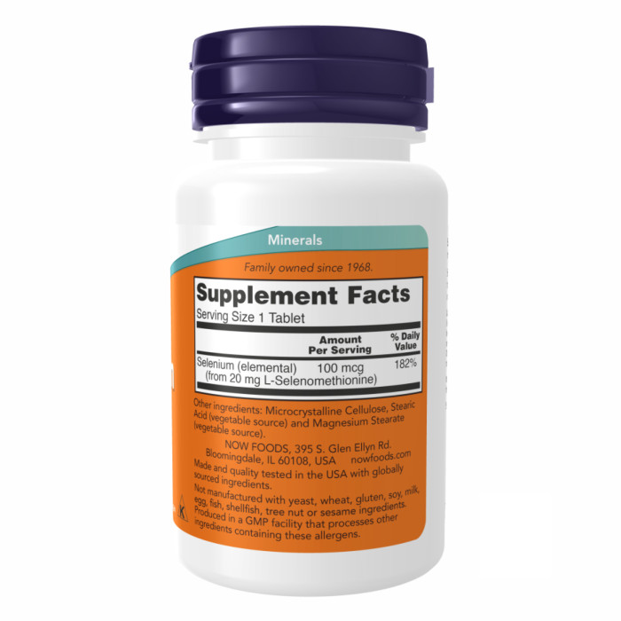 Selenium 100mcg - 250 Tabs — офіційна ціна та характеристики