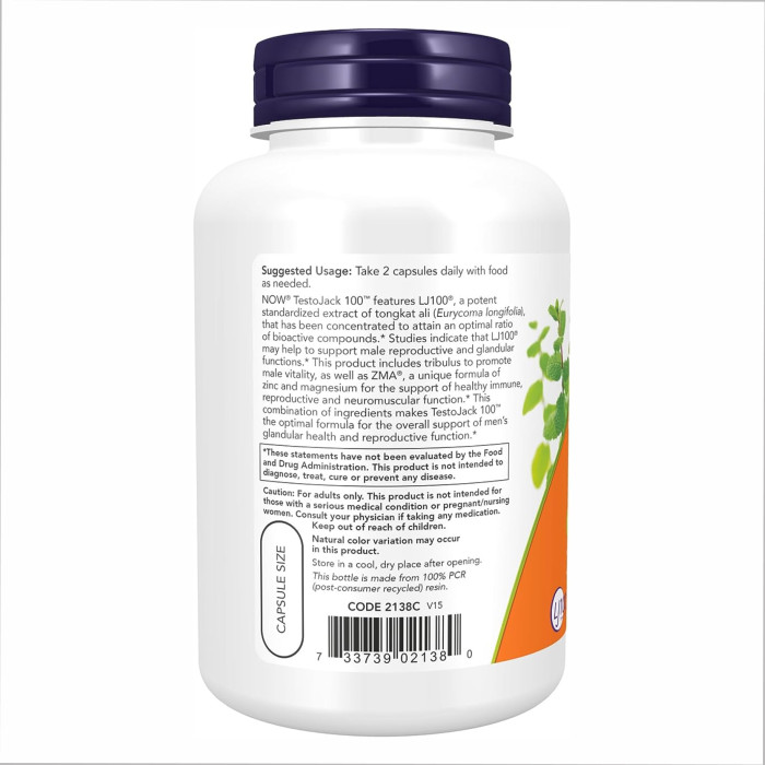 Testo Jack 100 - 120 vcaps — офіційна ціна та характеристики