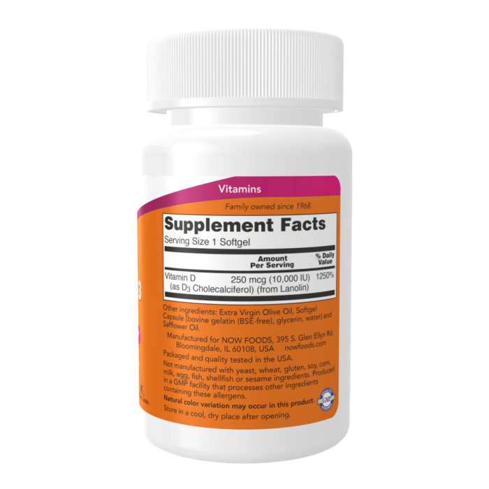 VIT D-3 10,000 IU - 240 sgels — офіційна ціна та характеристики