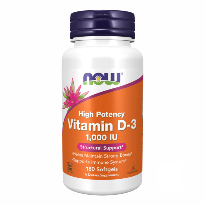 VIT D-3 1000IU - 180 sgels — офіційна ціна та характеристики